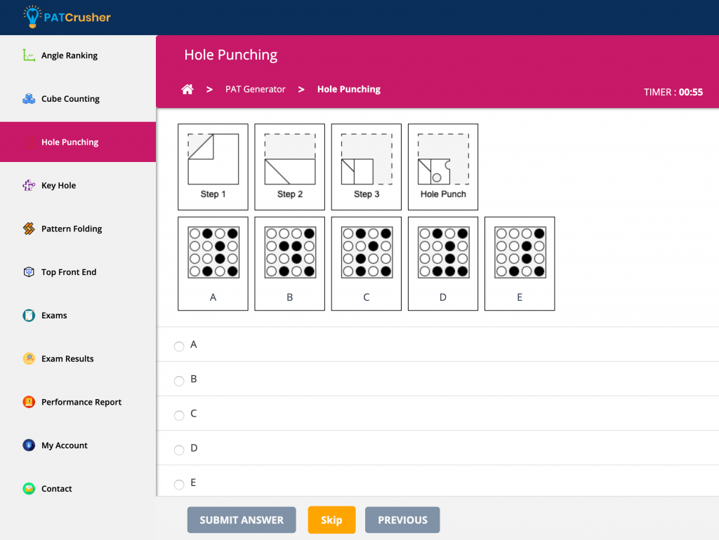 PAT hole punching